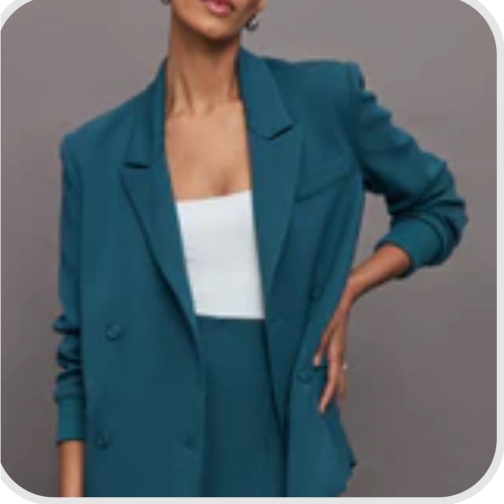 Carbon38 Teal Women's Blazer